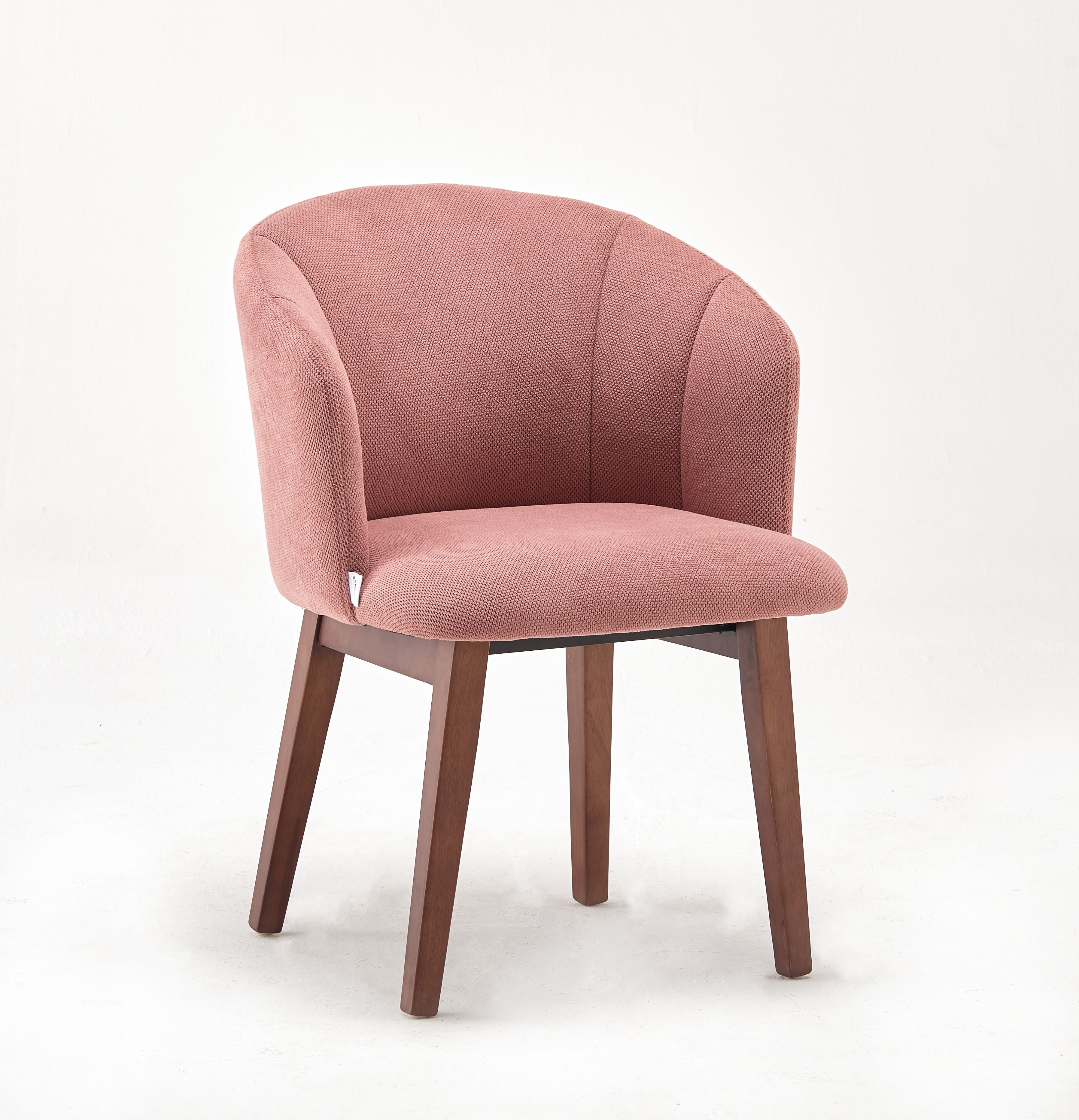 Modern Dora Pink Upholstered Chair