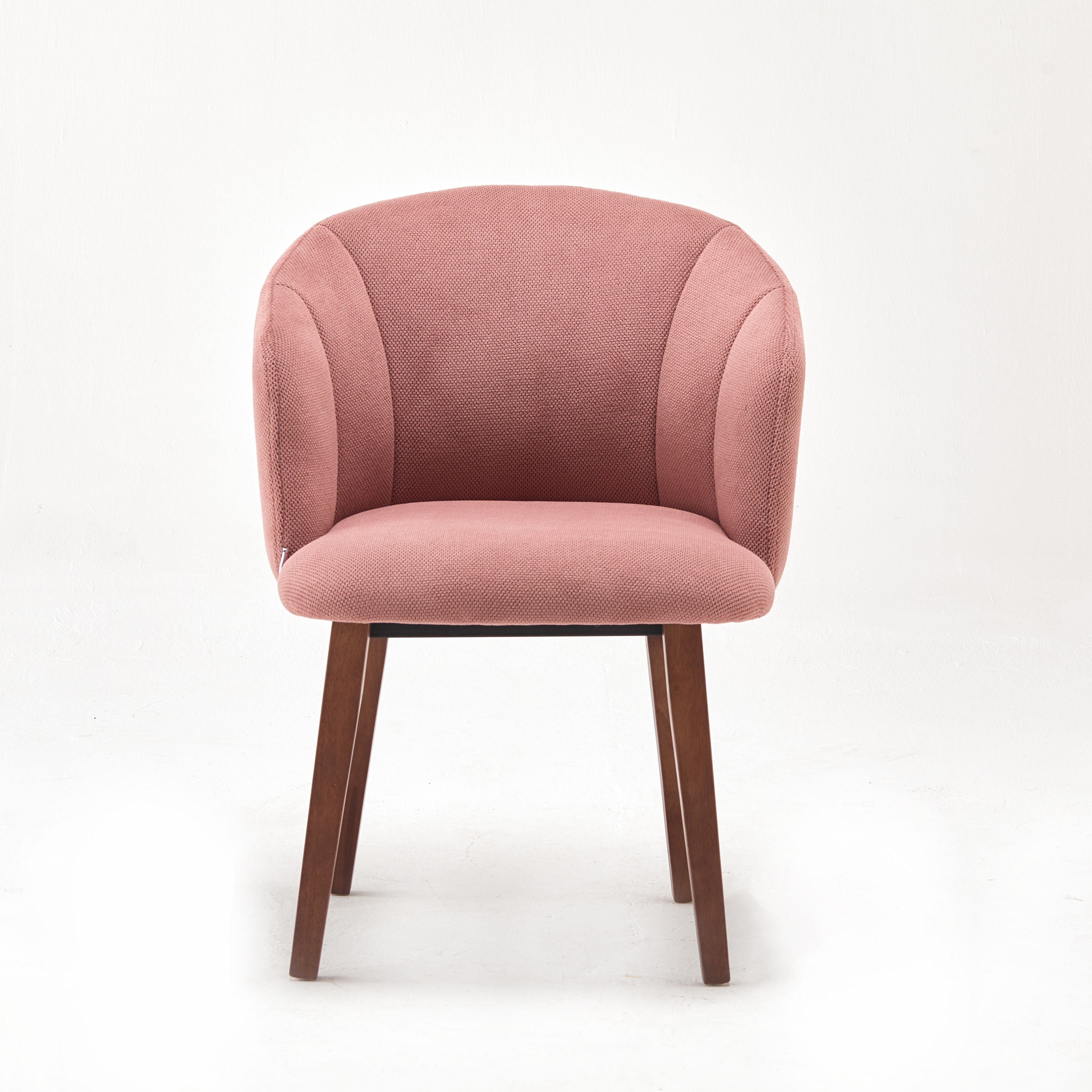 Modern Dora Pink Upholstered Chair
