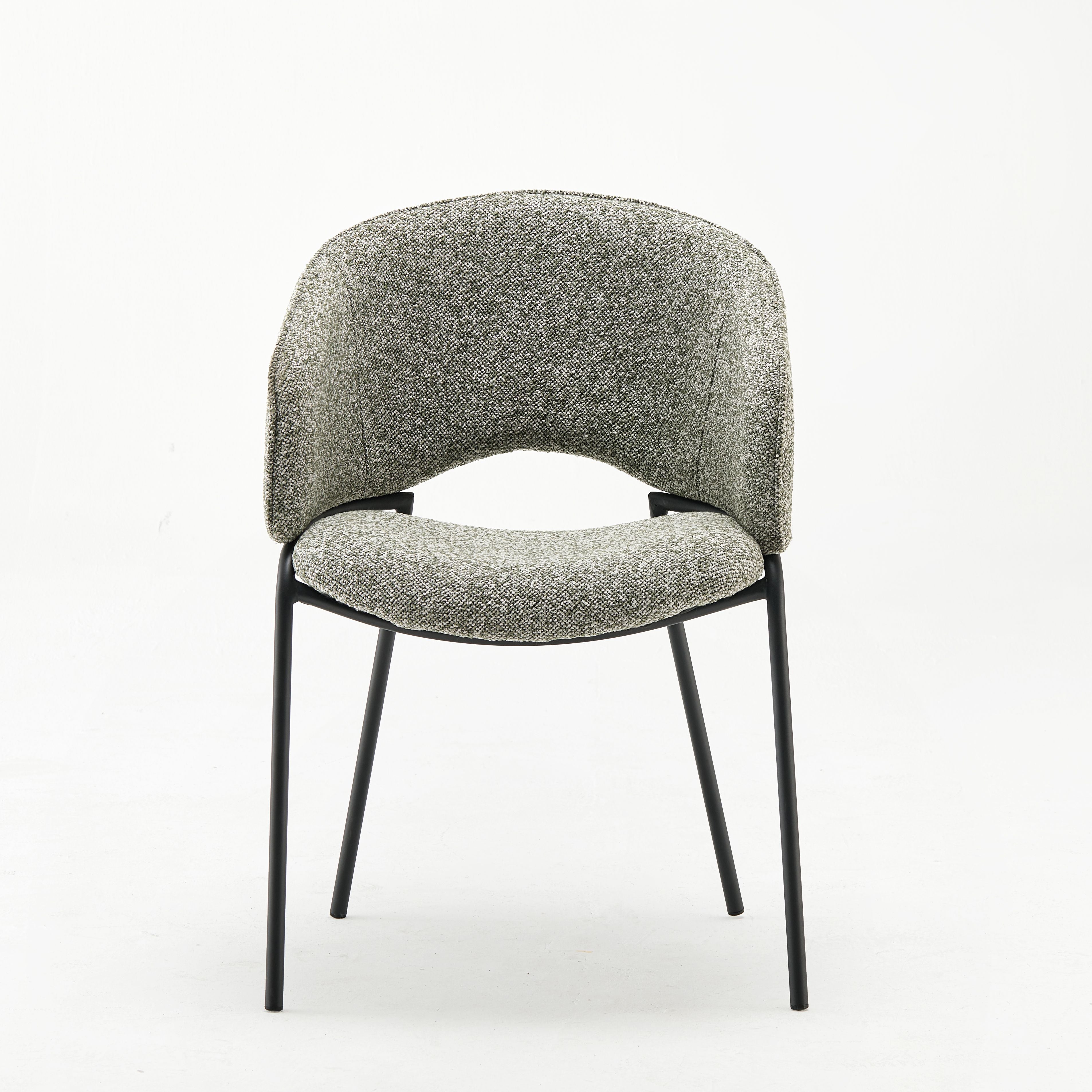 Modern Gino Green Upholstered Armchair