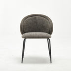 Modern Upholstered Judith Dark Fabric Dining Chair