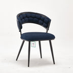Modern Upholstered Mars Blue Accent Chair