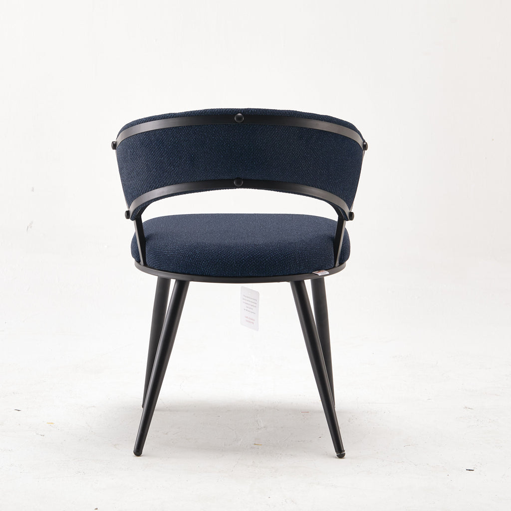 Modern Upholstered Mars Blue Accent Chair