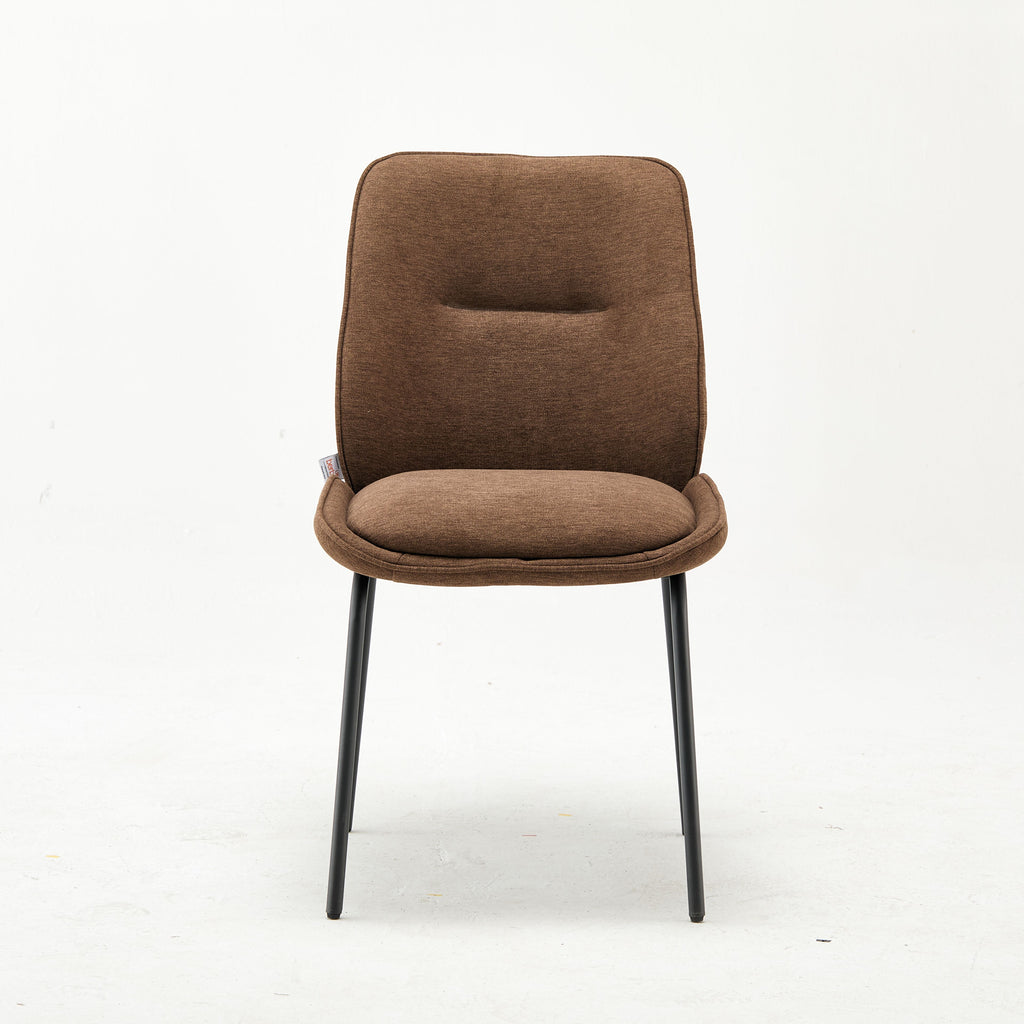 Modern Owen Brown Upholstered Dining Chair