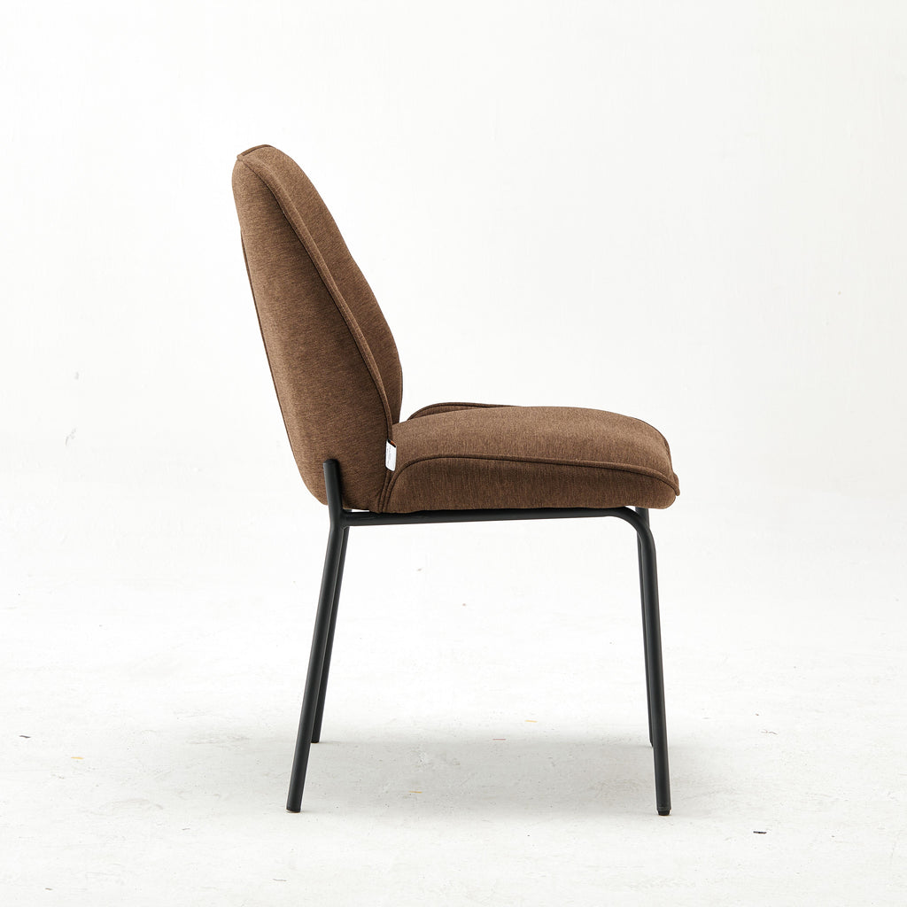 Modern Owen Brown Upholstered Dining Chair