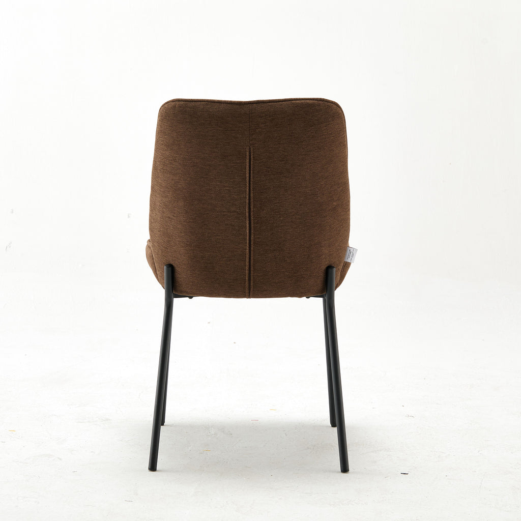 Modern Owen Brown Upholstered Dining Chair