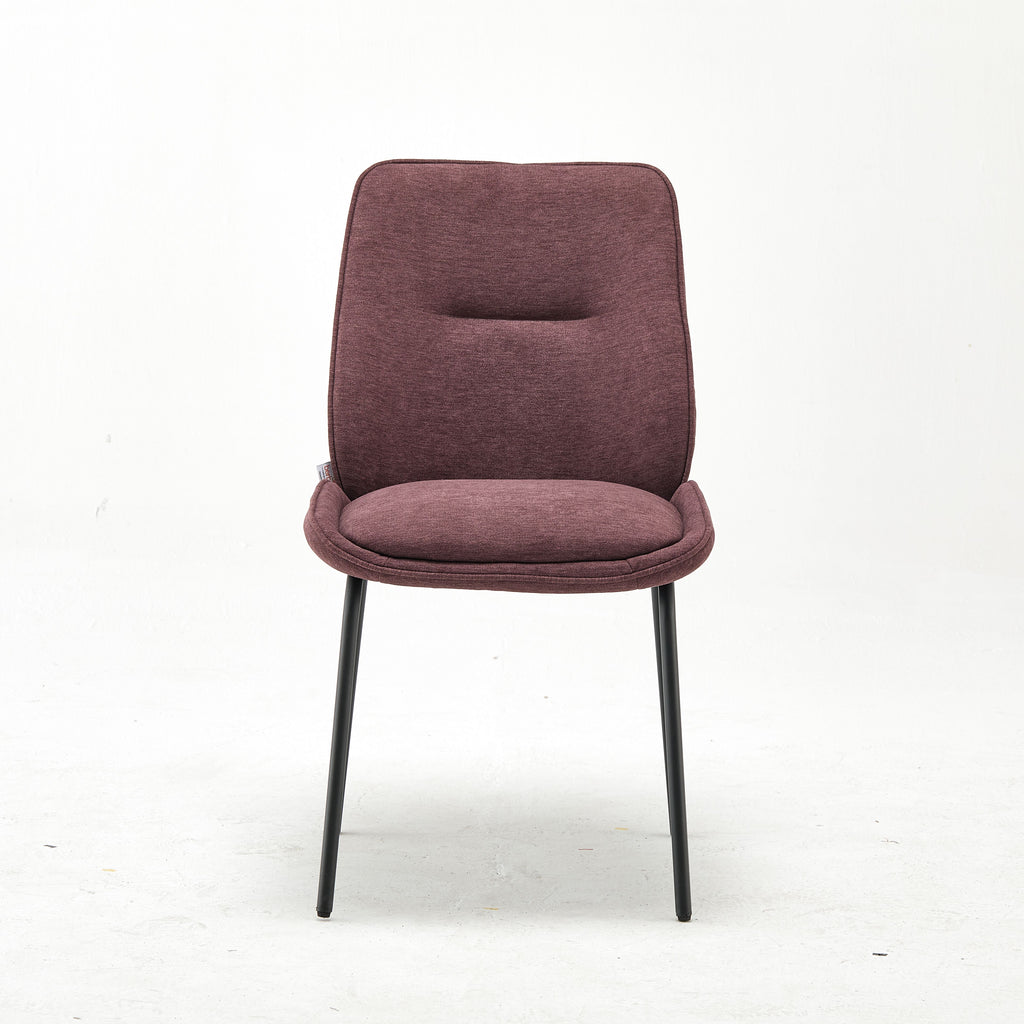 Modern Owen Purple Upholstered Dining Chair
