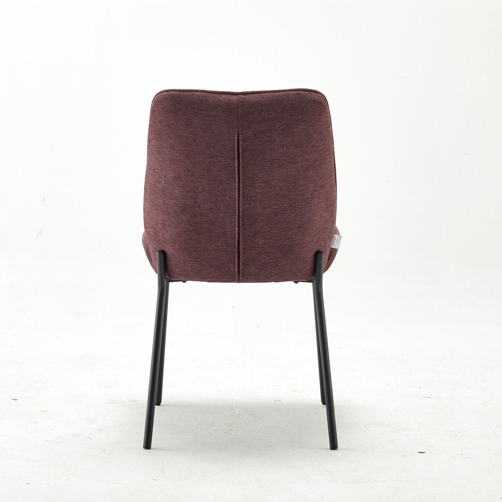 Modern Owen Purple Upholstered Dining Chair