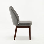 Modern Prima Grey Upholstered Dining Chair