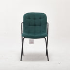 Modern Upholstered Rae Green Tufted Accent Chair