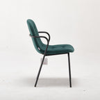 Modern Upholstered Rae Green Tufted Accent Chair