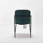 Modern Upholstered Rae Green Tufted Accent Chair