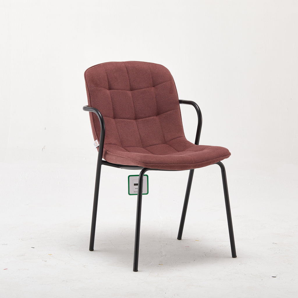 Modern Rae Red Upholstered Accent Chair