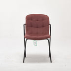 Modern Rae Red Upholstered Accent Chair