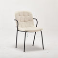 Modern Rae White Upholstered Accent Chair