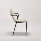 Modern Rae White Upholstered Accent Chair