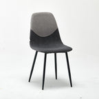 Modern Upholstered Sally Grey Dual-Tone Accent Chair