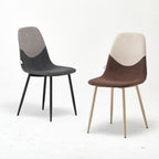 Modern Upholstered Sally Grey Dual-Tone Accent Chair