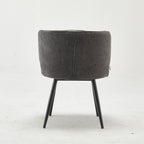 Modern Upholstered Sevilla Grey Fabric Dining Chair