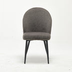 Modern Upholstered Sheila Grey Fabric Accent Chair