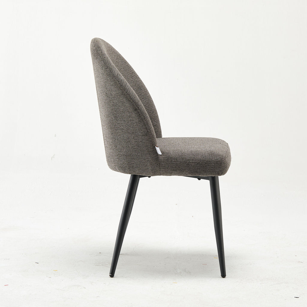 Modern Upholstered Sheila Grey Fabric Accent Chair