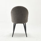 Modern Upholstered Sheila Grey Fabric Accent Chair