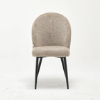 Modern Upholstered Sheila Beige Fabric Accent Chair