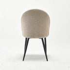 Modern Upholstered Sheila Beige Fabric Accent Chair