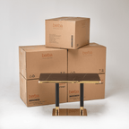 Modern Black & Gold 120x70 Black Marble Look Table