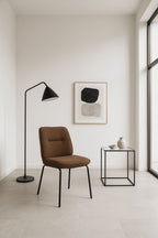 Modern Owen Brown Upholstered Dining Chair