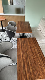 Modern Wooden 120x70 Rectangle Look Table