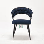 Modern Upholstered Mars Blue Accent Chair