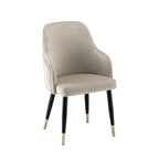 Modern Upholstered Beige Coco Accent Chair