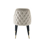 Modern Upholstered Beige Coco Accent Chair