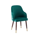 Emerald Green Coco Accent Chair with Tufted Upholstery