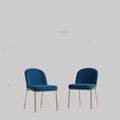 Modern Vita Teal Upholstered Dining Chairs