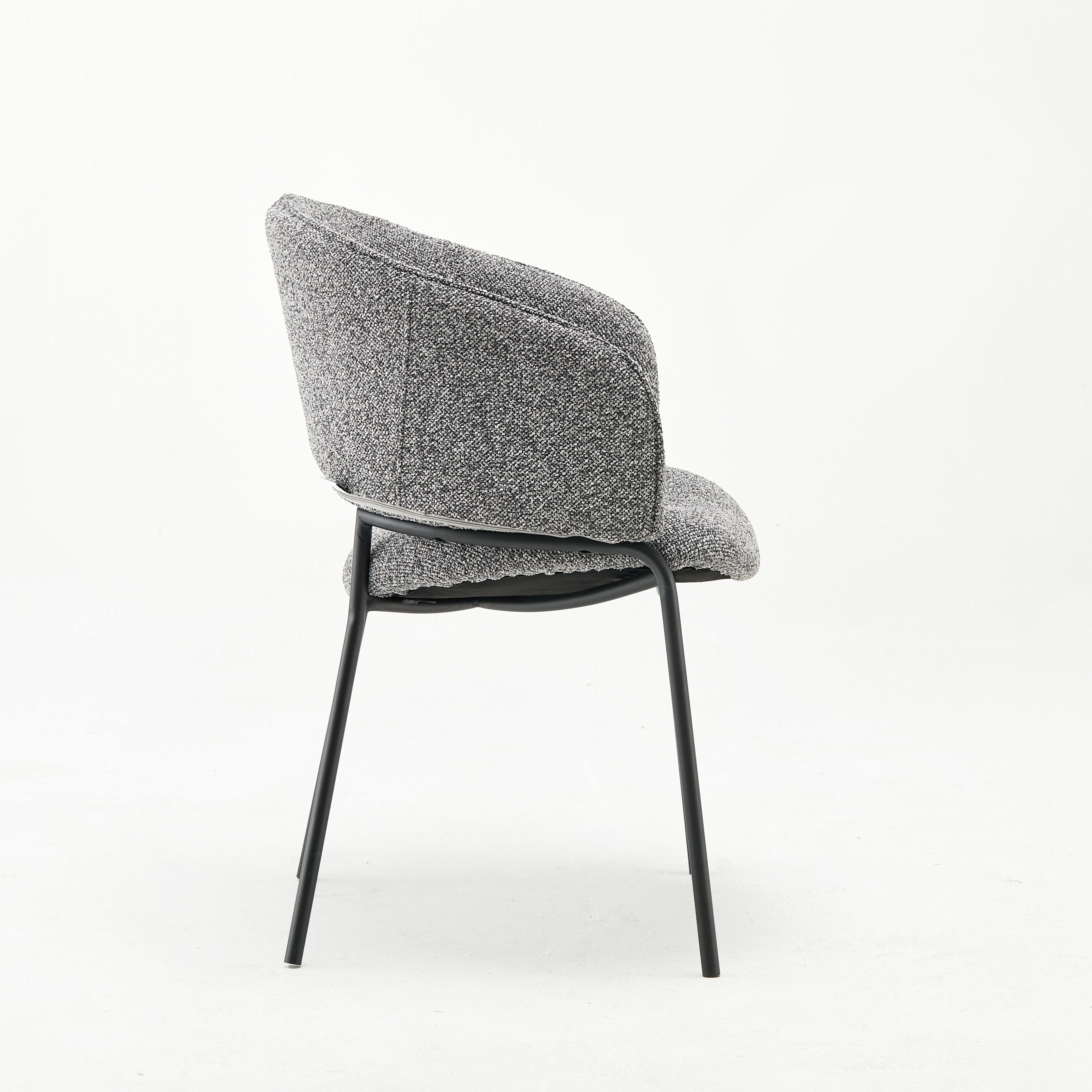 Modern Upholstered Gino Gray Chair